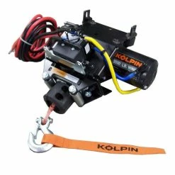 Kolpin Outdoors Quick Mount Winch Kit With 3500lbs Winch Synthetic