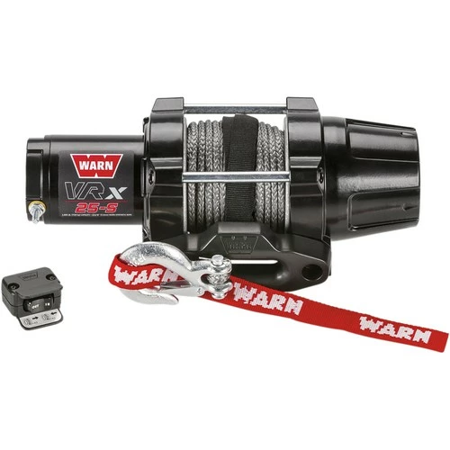Warn VRX 25-S Winch With Handlebar Rocker Switch 3/16" 50' Synthetic