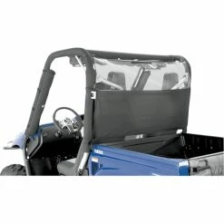 Vertically Driven Wind Stopper Mesh With Window