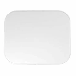 Maier Universal Rectangular Number Plate 10" L X 12" W White