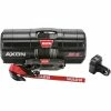 Warn Axon 35-S Winch With Rockerbar Switch & Handlebar Mount 3/16" 50' Synthetic