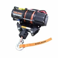 Kolpin Outdoors Quick Mount Winch Kit With 4500lbs Winch Synthetic